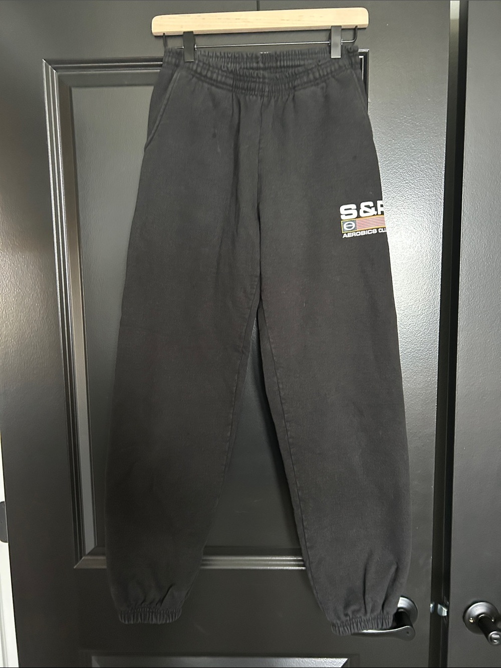 Sporty & Rich Aerobics Club Sweatpants size small